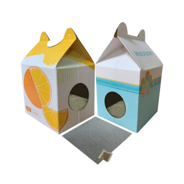 Marben Cajita para Gato con Rascador y Catnip - Imagen 1
