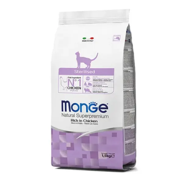 Monge Sterilised Chicken Cat 10Kg - Imagen 1