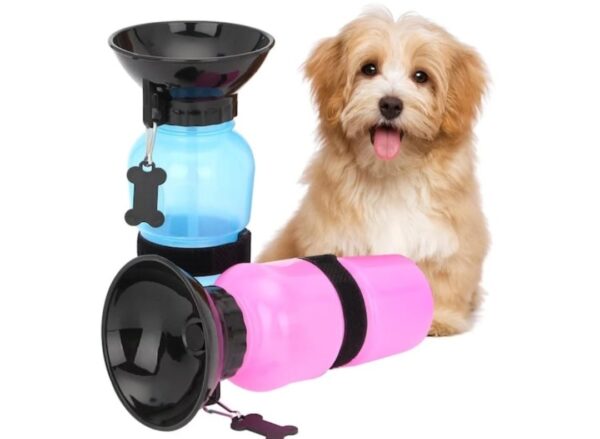 MPets Botella Bebedero Para Paseos 500ml - Imagen 2