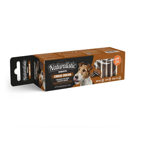 Naturalistic Biscuits Choco Cream 120 Gr - Imagen 1