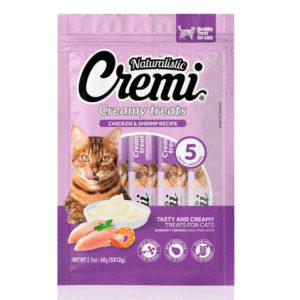Naturalistic Cremi Gato Sabor Pollo y Camarón 5 Tubos