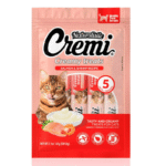 Naturalistic Cremi Gato Sabor Salmón Camarón 5 Tubos