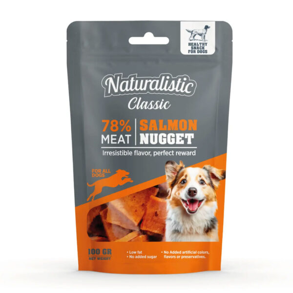 Naturalistic Salmon Nuggets Perro 100 gr - Imagen 1