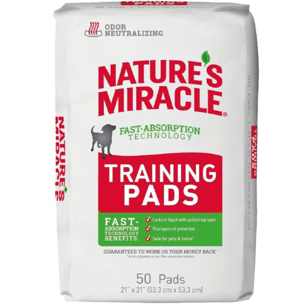 Natures Miracle Sabanillas Training Pads Perro 50Und - Imagen 1