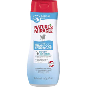 Nature’s Miracle Shampoo Acondicionador Algodon para Cachorros 473ml