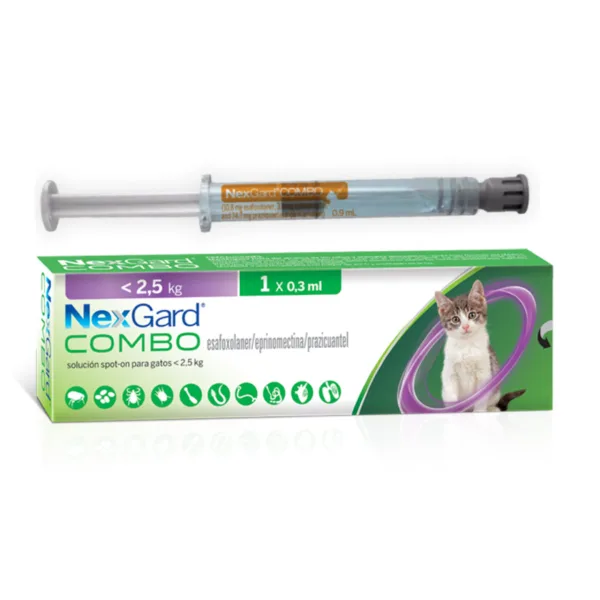 Nexgard Combo Pipeta Gato 0.8 a 2.5Kg - Imagen 1