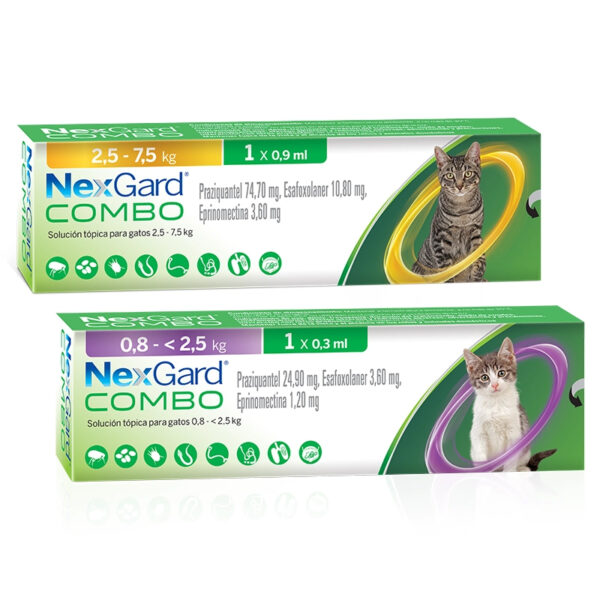 Nexgard Combo Pipeta Gato 0.8 a 2.5Kg - Imagen 2