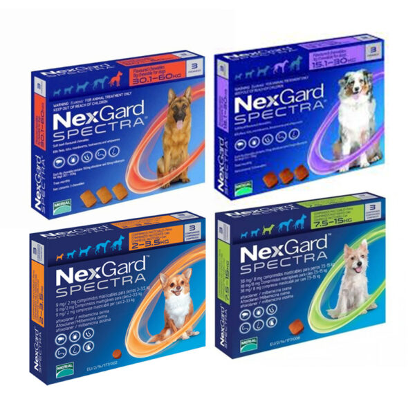 Nexgard Spectra Perro 7.6 a 15kg 3 Comprimidos - Imagen 2