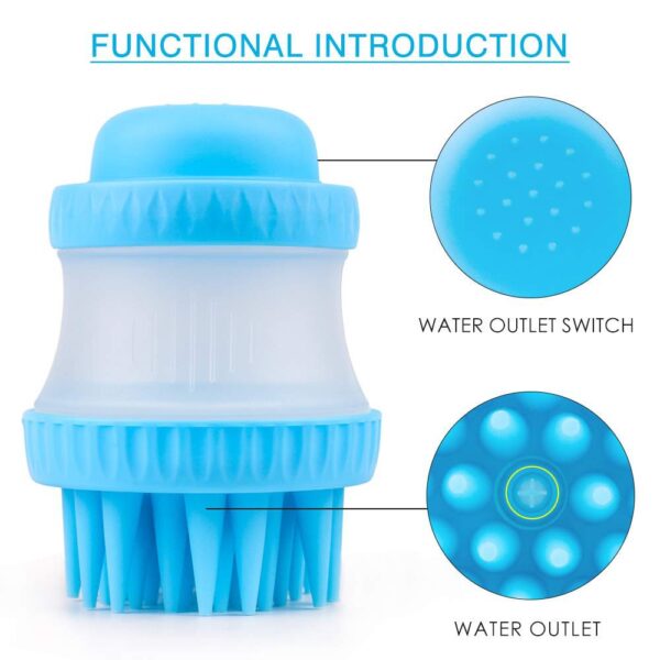 Pawise Cepillo Goma Pet Washer - Imagen 3