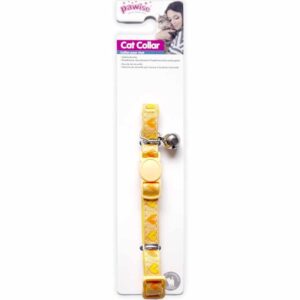 Pawise Collar Gato Diseño Amarillo Corazones - Imagen 2