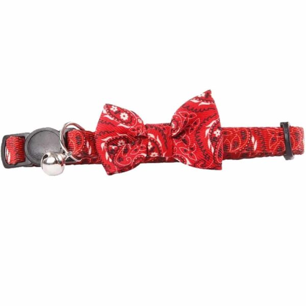 Pawise Collar Gato Diseño Humita Roja - Imagen 1