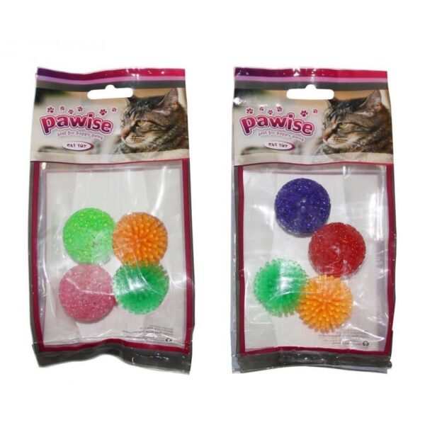 Pawise Set de 4 Pelotitas Gato - Imagen 1