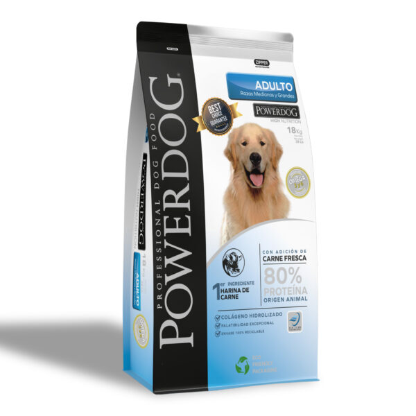 Powerdog Adulto Raza Mediana Grande 3Kg - Imagen 1