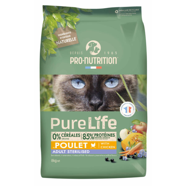 Pure Life Sterilized Cat con Pollo 8Kg - Imagen 1