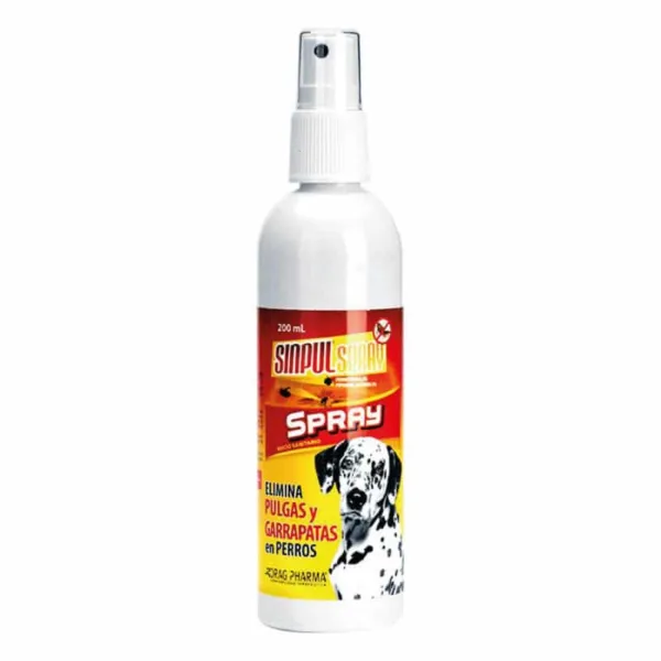 Sinpul Spray Anti Pulgas y Garrapatas Perros 200ml - Imagen 1