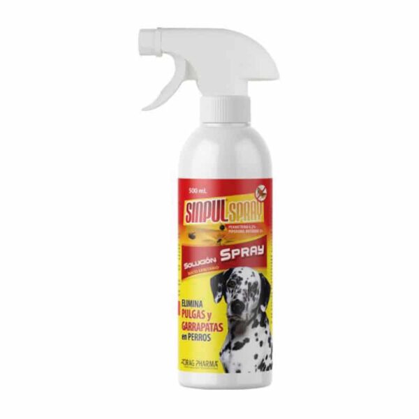 Sinpul Spray Anti Pulgas y Garrapatas Perros 500ml - Imagen 1