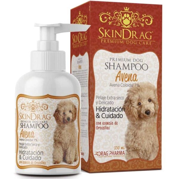 Skindrag Shampoo Avena Perro 250ml - Imagen 1