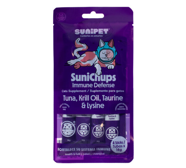 SuniChups Immune Defense Para Gato 4 Tubos - Imagen 1