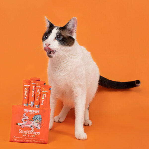 SuniChups Skin & Coat Para Gato 4 Tubos - Imagen 4