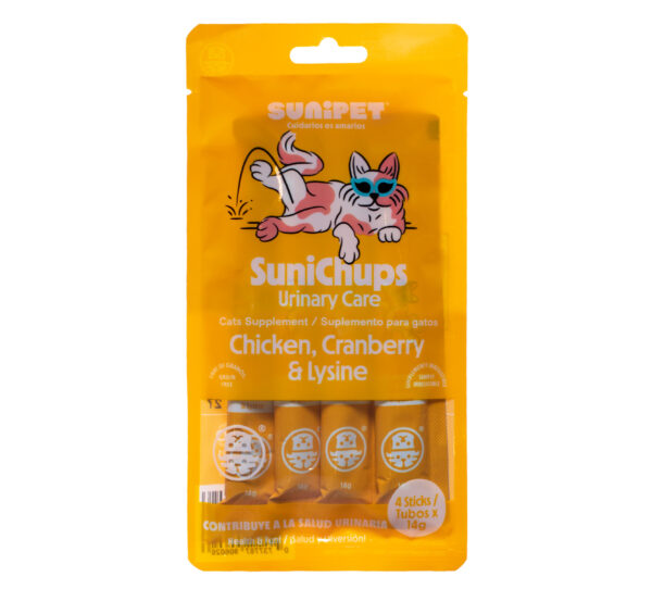 SuniChups Urinary Care Para Gato 4 Tubos - Imagen 1
