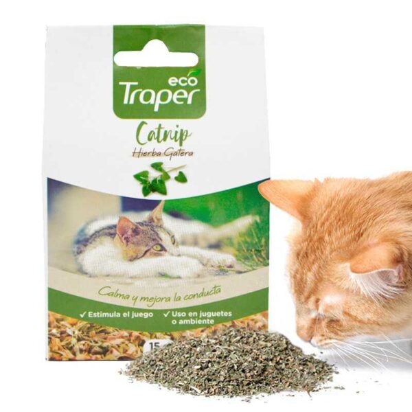 Traper Catnip Hierba Gatera Natural Gato - Imagen 1