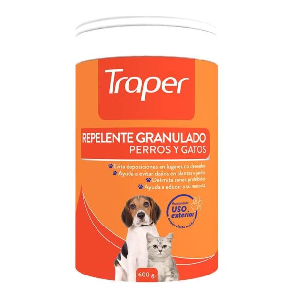 Traper Repelente Granulado Exteriores Perros y Gatos 600Grs - Imagen 2