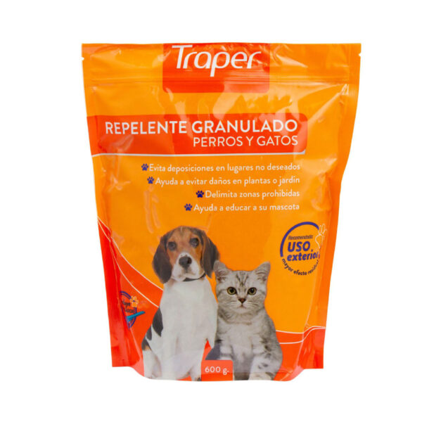 Traper Repelente Granulado Exteriores Perros y Gatos 600Grs - Imagen 1