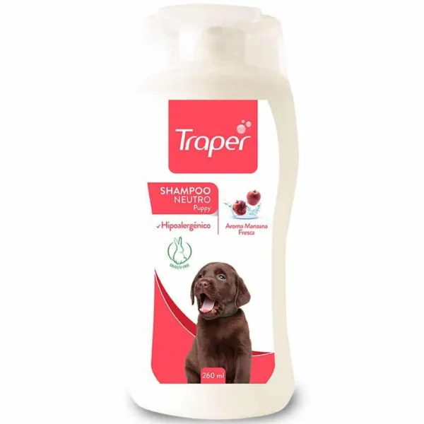 Traper Shampoo Neutro Hipoelergenico Puppy 260ml - Imagen 1