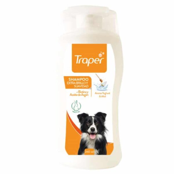 Traper Shampoo Perro Extra Brillo y Suavidad 260ml - Imagen 1