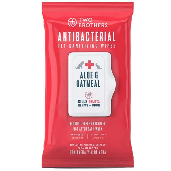 Two Brothers Toallitas Antibacteriales 40un - Imagen 3
