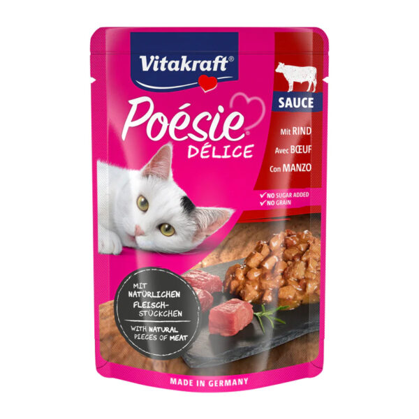 Vitakraft Poesi Delice Gato Sabor Carne 85gr - Imagen 1