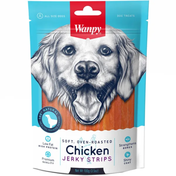 Wanpy Dog Chicken (Tiritas De Pollo) 100Gr - Imagen 1