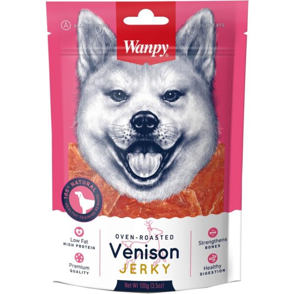 Wanpy Dog Venison (Tiritas De Venado) 100Gr - Imagen 1