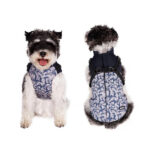 Wonder Dog Parka Camo Con Arnes Reflectamente Azul Medium